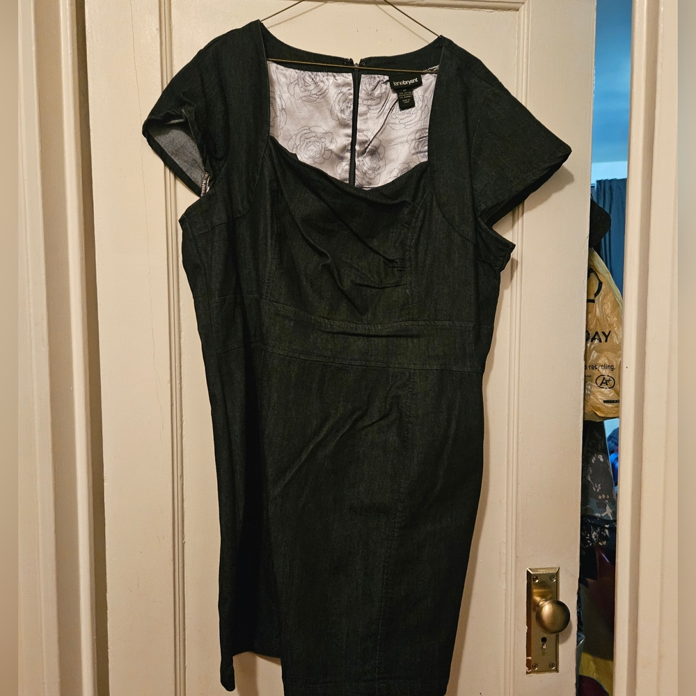 Women denim casual dress. Worn once.